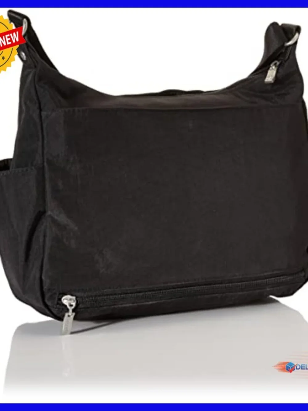 Large Hobo Crossbody Bag with RFID Wristlet, Water-Resistant Travel Purse